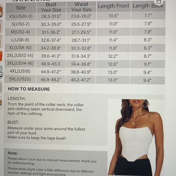 ❌SOLD❌Orange bustier corset - Picture 5 of 5